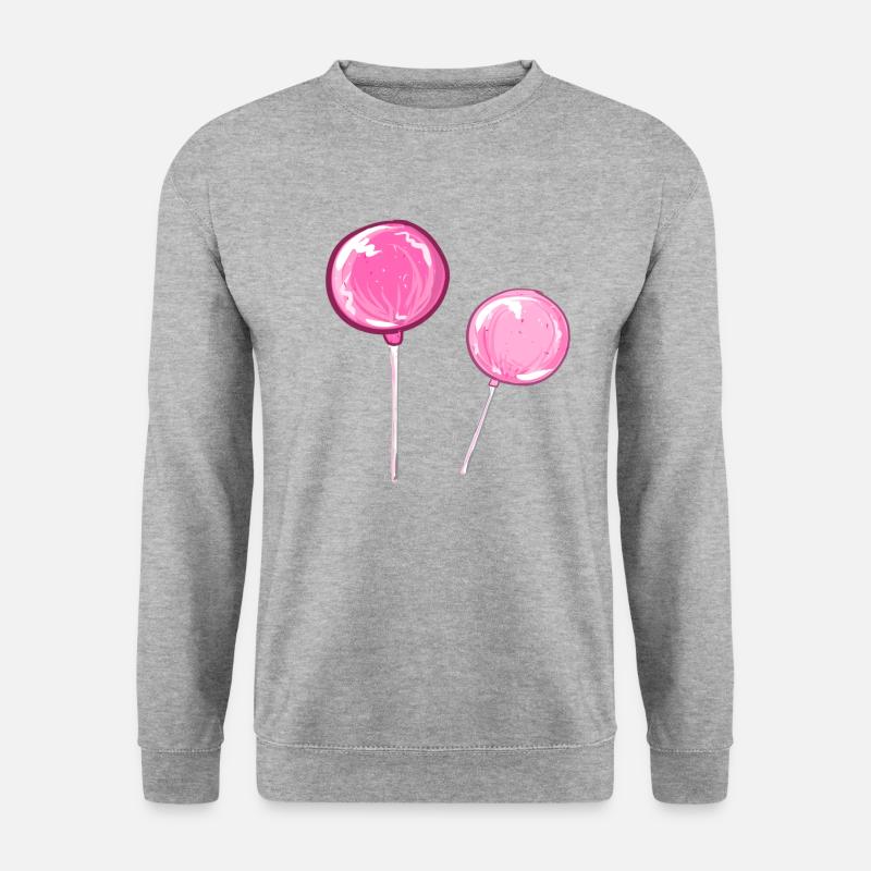 cake pops sweets pink lollipop - Unisex Sweatshirt - salt & pepper