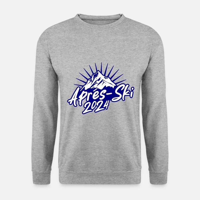 Apres Ski 2024 - Unisex Pullover - Weißgrau meliert