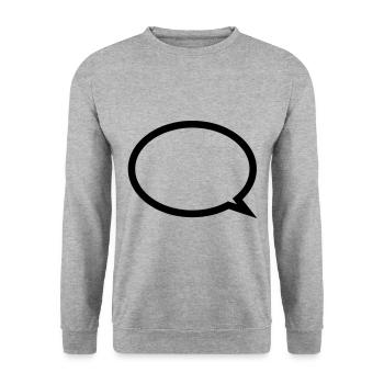 Balloon - Unisex Sweatshirt - salt & pepper - Front - Alina (178cm) & Michal (187cm)