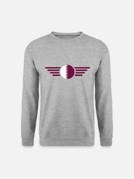 Qatar Style Design T-Shirt - Unisex Sweatshirt - salt & pepper