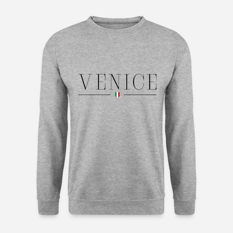 Ich liebe Venedig - Unisex Pullover - Weißgrau meliert