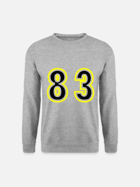 83 Number College - Unisex Sweatshirt - salt & pepper