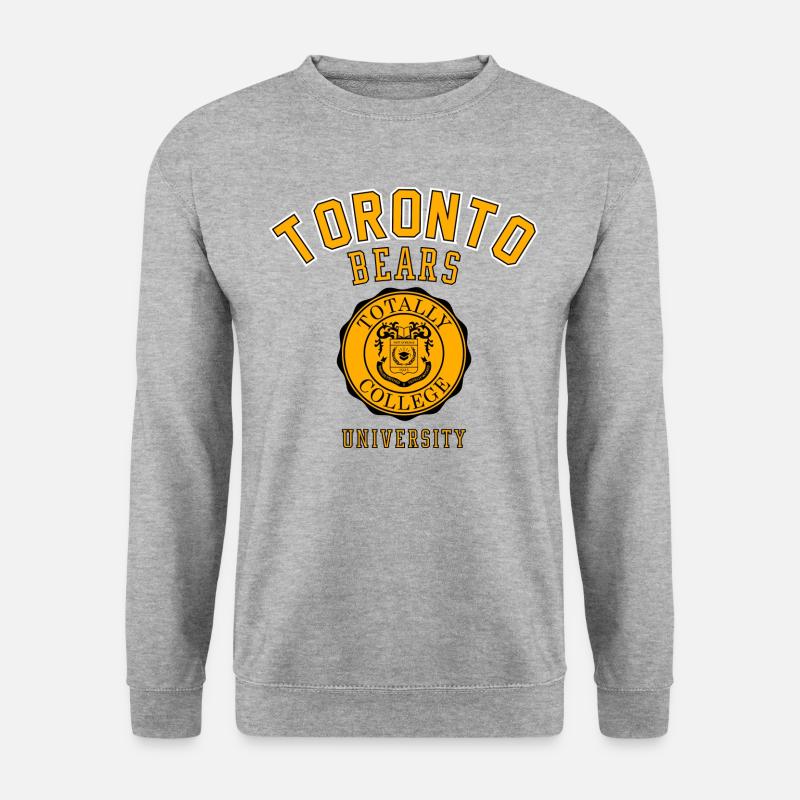 Toronto-Grafik - Unisex Pullover - Weißgrau meliert