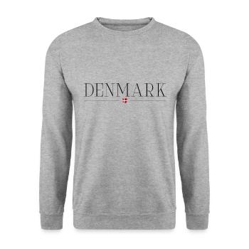 Danemark - Sweat-shirt Unisexe - gris chiné - Devant - Alina (178cm) & Michal (187cm)