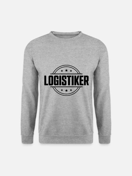 Logistiker Beruf - Unisex Pullover - Weißgrau meliert