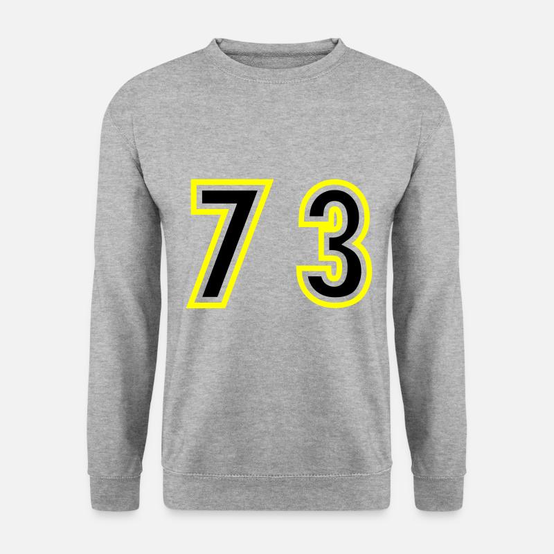 73 Number College - Unisex Sweatshirt - salt & pepper