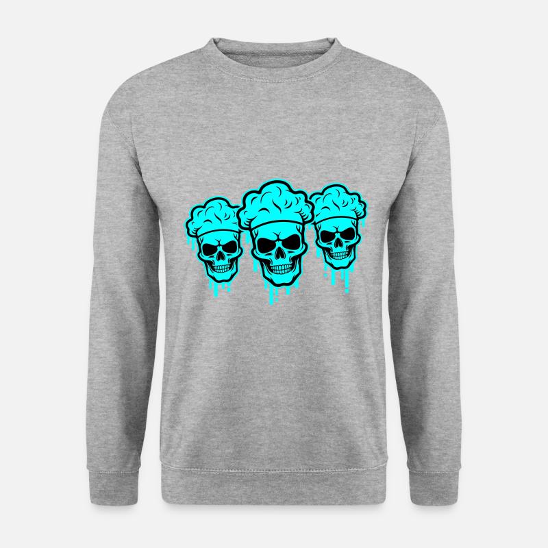 Chef Skeleton - Unisex Sweatshirt - salt & pepper