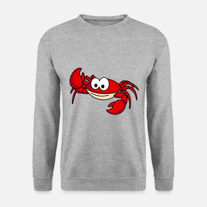 Crab Comic Animal - Unisex Sweatshirt - salt & pepper