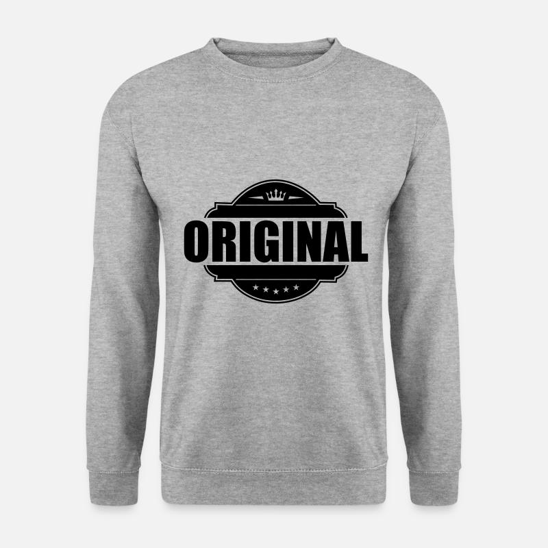Original Emblem - Unisex Sweatshirt - salt & pepper