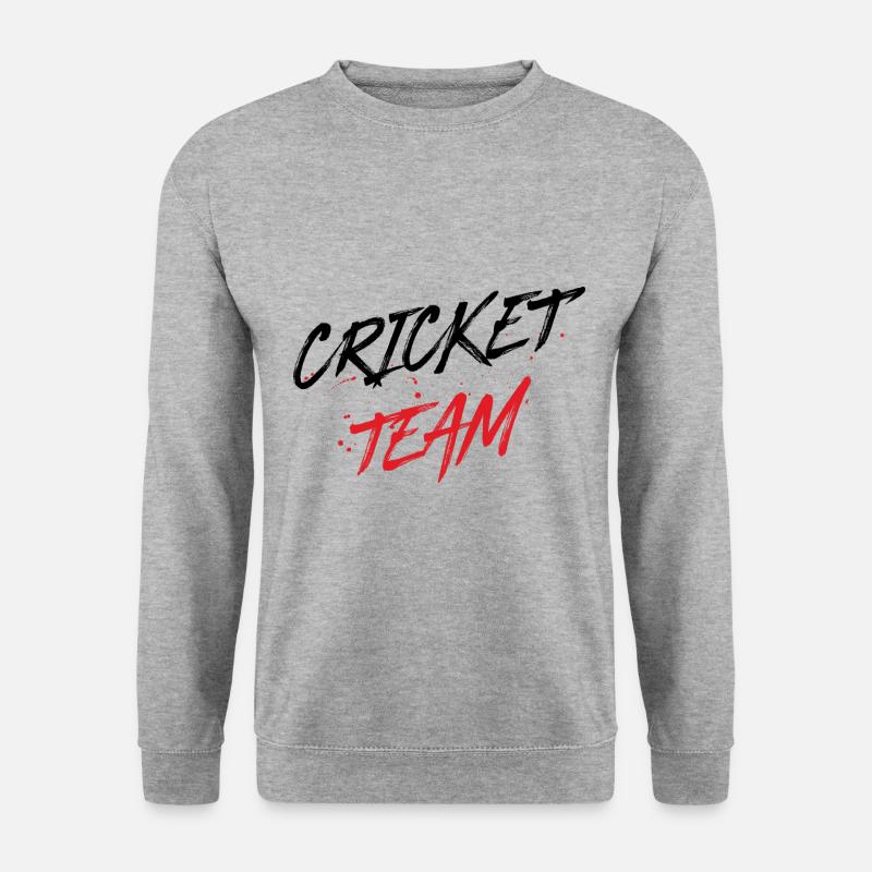 Cricket Team - Unisex Pullover - Weißgrau meliert