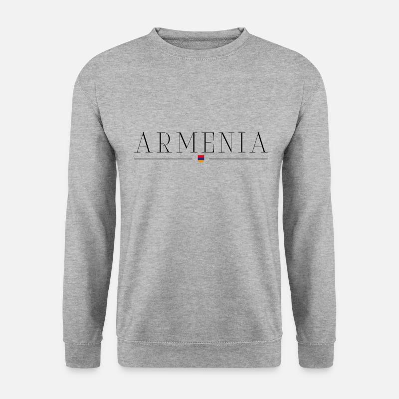 Ich liebe Armenien - Unisex Pullover - Weißgrau meliert
