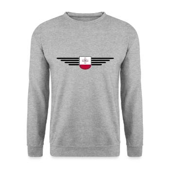 Malta T-Shirt – Für Insel-Fans - Unisex Pullover - Weißgrau meliert - Vorne - Alina (178cm) & Michal (187cm)
