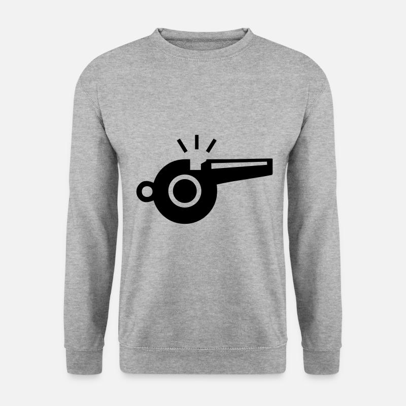 Sifflet sifflet - Sweat-shirt Unisexe - gris chiné