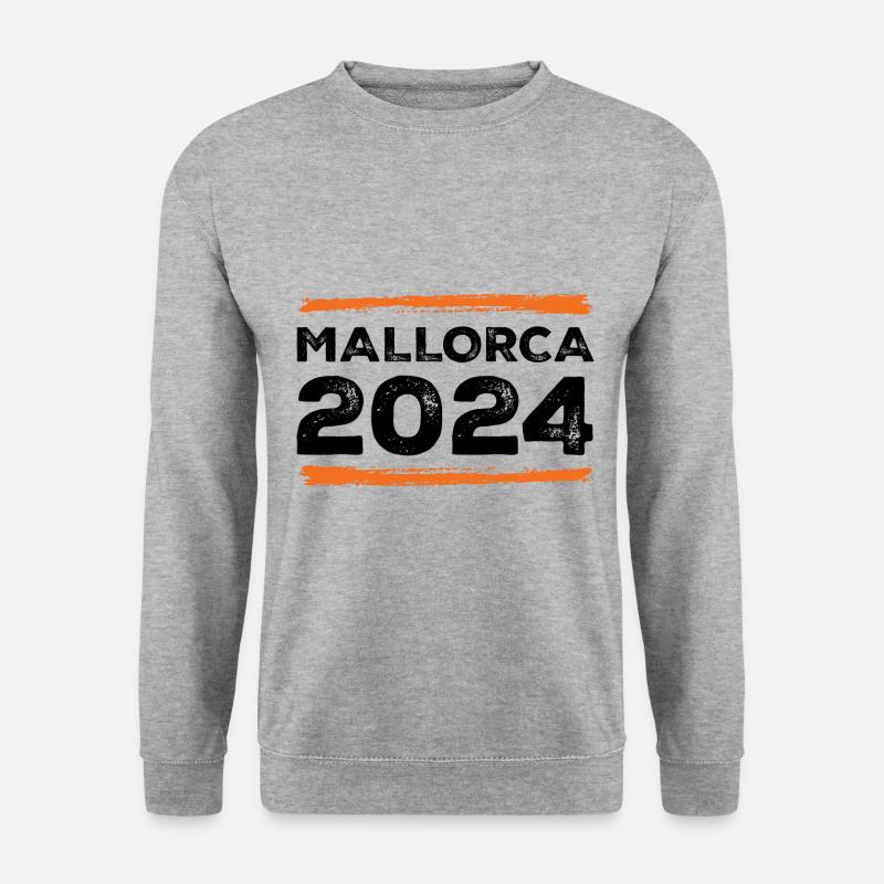 Devis Majorque 2024 - Sweat-shirt Unisexe - gris chiné