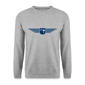 T-shirt de fan de Caroline du Sud – Pour les vrais fans ! - Sweat-shirt Unisexe - gris chiné - Devant - Alina (178cm) & Michal (187cm)