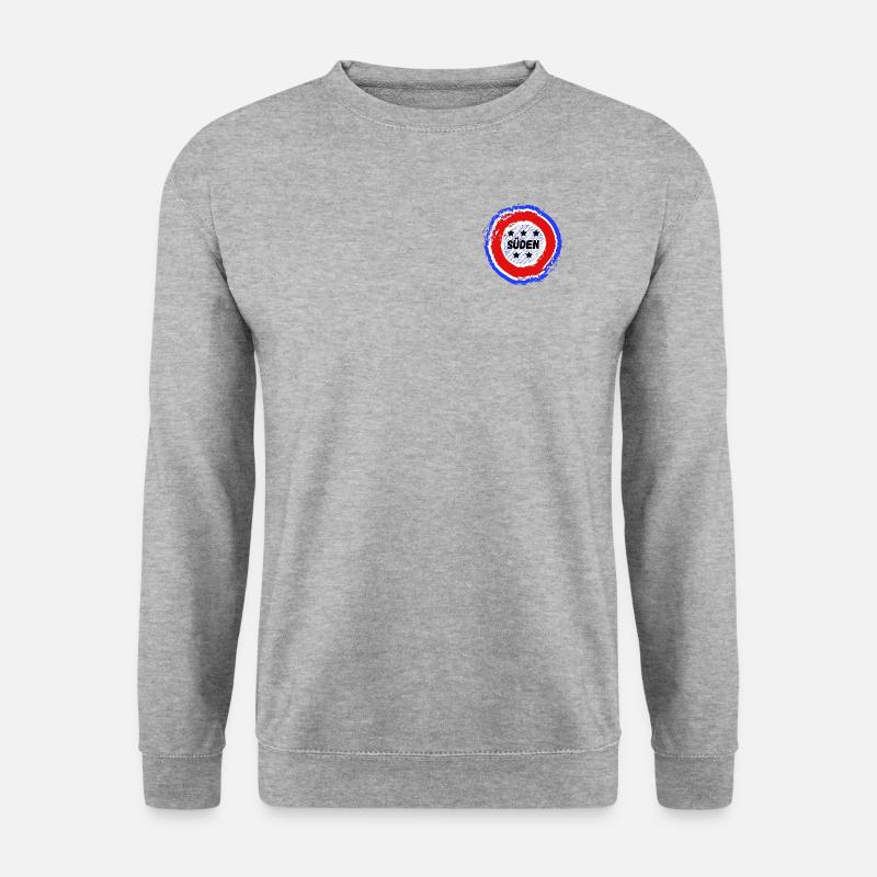 Fünf Sterne - Unisex Pullover - Weißgrau meliert