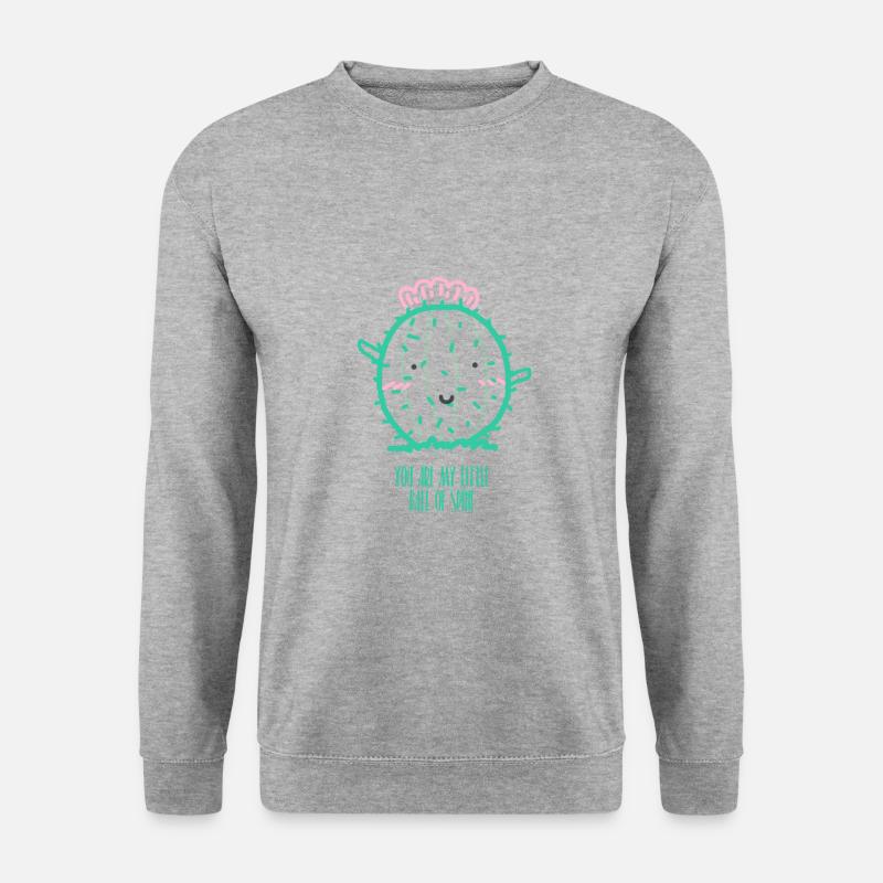 Cactus fleurs du désert - Sweat-shirt Unisexe - gris chiné