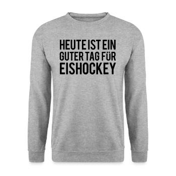 hockey - Sweat-shirt Unisexe - gris chiné - Devant - Alina (178cm) & Michal (187cm)