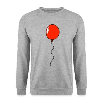 ballon - Sweat-shirt Unisexe - gris chiné - Devant - Alina (178cm) & Michal (187cm)