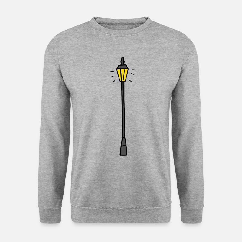 Lantern - lighting - Unisex Sweatshirt - salt & pepper