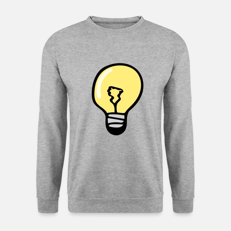 Light bulb - Unisex Sweatshirt - salt & pepper