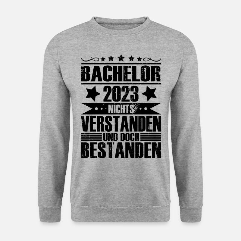Bachelor 2023 - Unisex Pullover - Weißgrau meliert