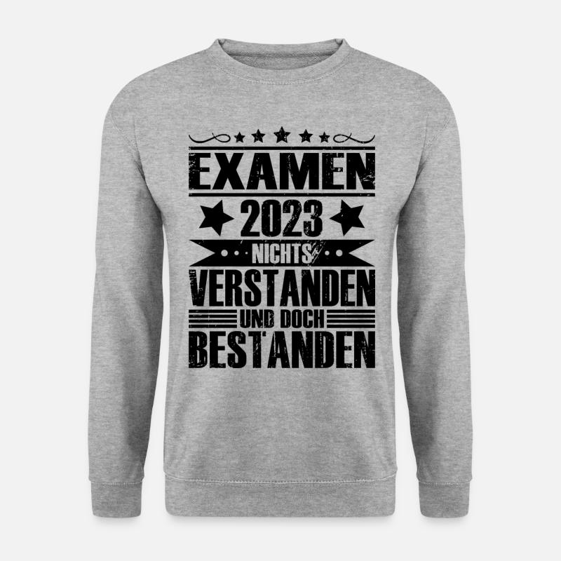 Examen 2023 - Unisex Pullover - Weißgrau meliert