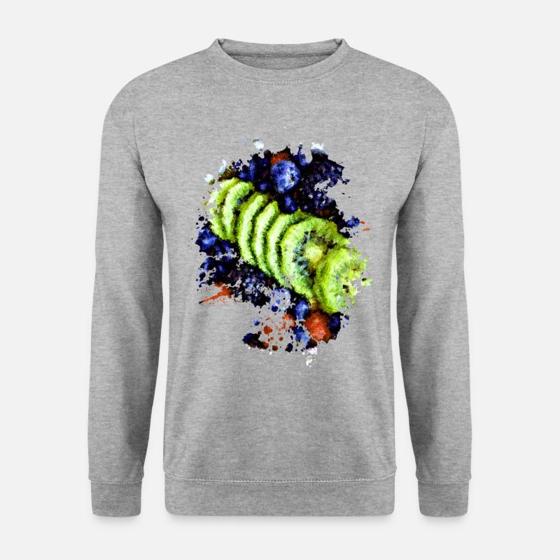 Fruit Bowl - Unisex Pullover - Weißgrau meliert