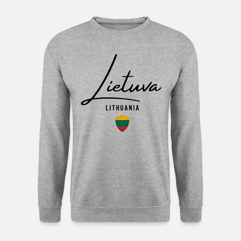 Lithuanian flag, Lithuanian pride - Unisex Sweatshirt - salt & pepper
