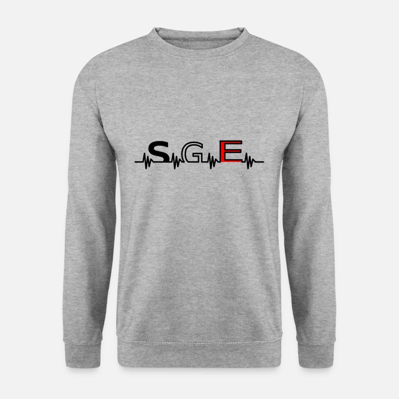 Frankfurt Fussball - Unisex Pullover - Weißgrau meliert
