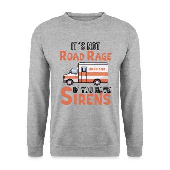 PARAMEDIC FIRST RESPONDER AMBULANCE DRIVER GIFT - Sweat-shirt Unisexe - gris chiné - Devant - Alina (178cm) & Michal (187cm)