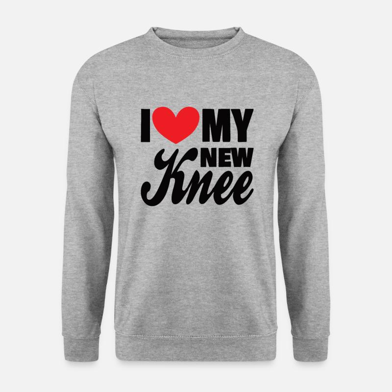 KNEE REPLACEMENT SURGERY Gift Idea - Sweat-shirt Unisexe - gris chiné