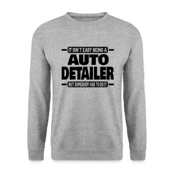 Mobile Auto Detailing Auto Detailing Car Detailer - Unisex Sweatshirt - salt & pepper - Front - Alina (178cm) & Michal (187cm)