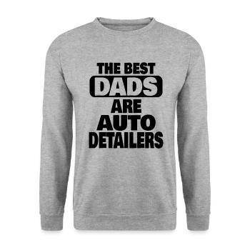 Mobile Auto Detailing Auto Detailing Car Detailer - Unisex Sweatshirt - salt & pepper - Front - Alina (178cm) & Michal (187cm)