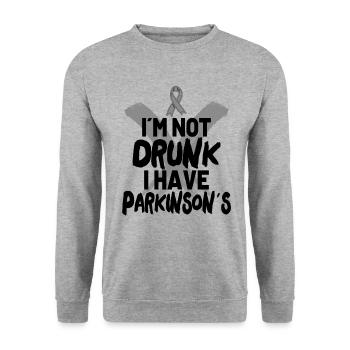 PARKINSON'S AWARENESS PARKINSON'S DISEASE POISON - Unisex Sweatshirt - salt & pepper - Front - Alina (178cm) & Michal (187cm)