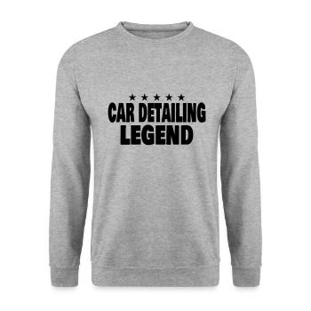 Mobile Car Detailing Auto Detailing Car Detailer - Unisex Sweatshirt - salt & pepper - Front - Alina (178cm) & Michal (187cm)