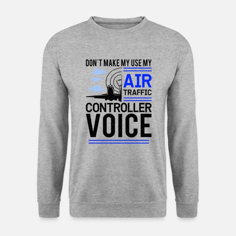 Air Traffic Controller Flight Service - Unisex Sweatshirt - salt & pepper
