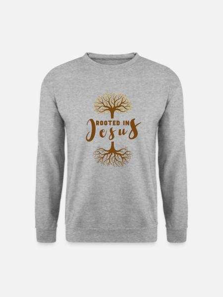 Jésus Christianisme Dieu Prière Pasteur - Sweat-shirt Unisexe - gris chiné