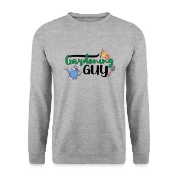 Jardinage Plantes Jardinier Plantation Nature Cadeau - Sweat-shirt Unisexe - gris chiné - Devant - Alina (178cm) & Michal (187cm)