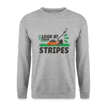 Plantes de jardin Jardinier Tondeuse à gazon Souffleurs de feuilles - Sweat-shirt Unisexe - gris chiné - Devant - Alina (178cm) & Michal (187cm)