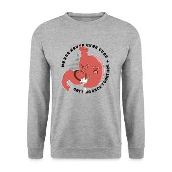 Sleeve gastrectomy Sleeve gastrectomy - Unisex Sweatshirt - salt & pepper - Front - Alina (178cm) & Michal (187cm)