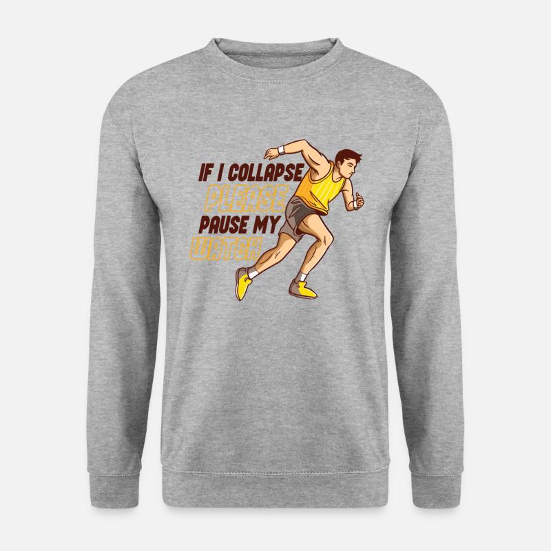 Runners's Half Marathon Finishers - Unisex Sweatshirt - salt & pepper