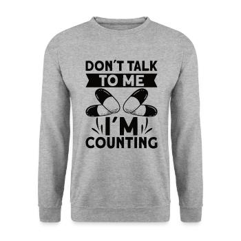 Funny pharmacist-pharmacy-technician-pharmacy - Unisex Sweatshirt - salt & pepper - Front - Alina (178cm) & Michal (187cm)