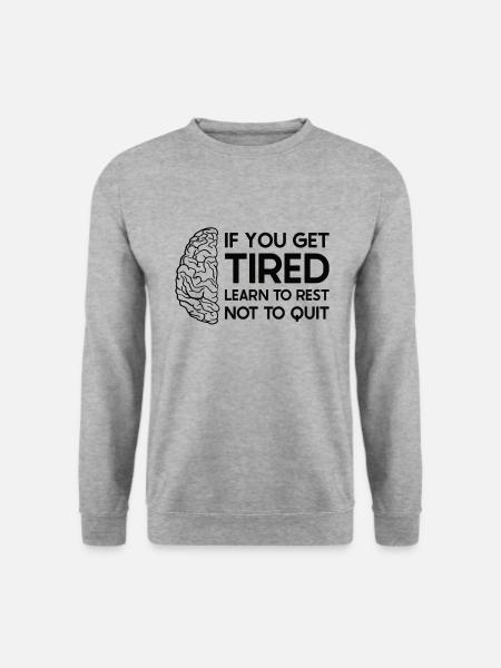 Schlaganfall Survivor Schlaganfall Bewusstsein - Unisex Pullover - Weißgrau meliert