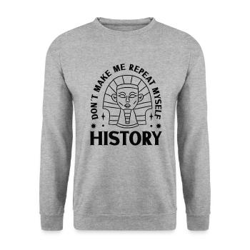 Férus d'histoire Férus d'histoire - Sweat-shirt Unisexe - gris chiné - Devant - Alina (178cm) & Michal (187cm)