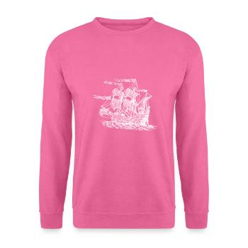ship - Unisex Sweatshirt - pink - Front