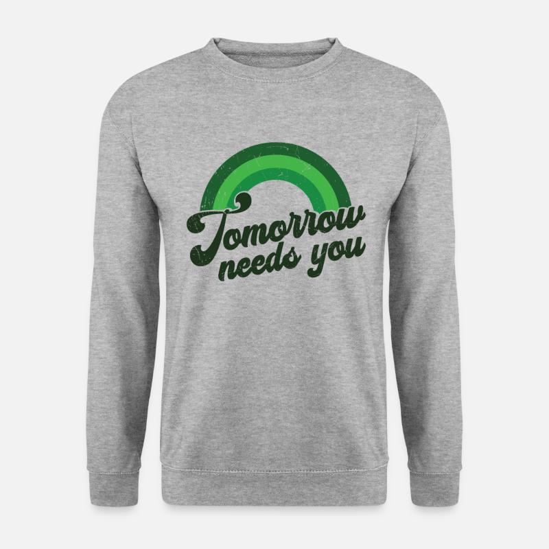 Rainbow Mental Health Tomorrow Needs - Unisex Sweatshirt - salt & pepper