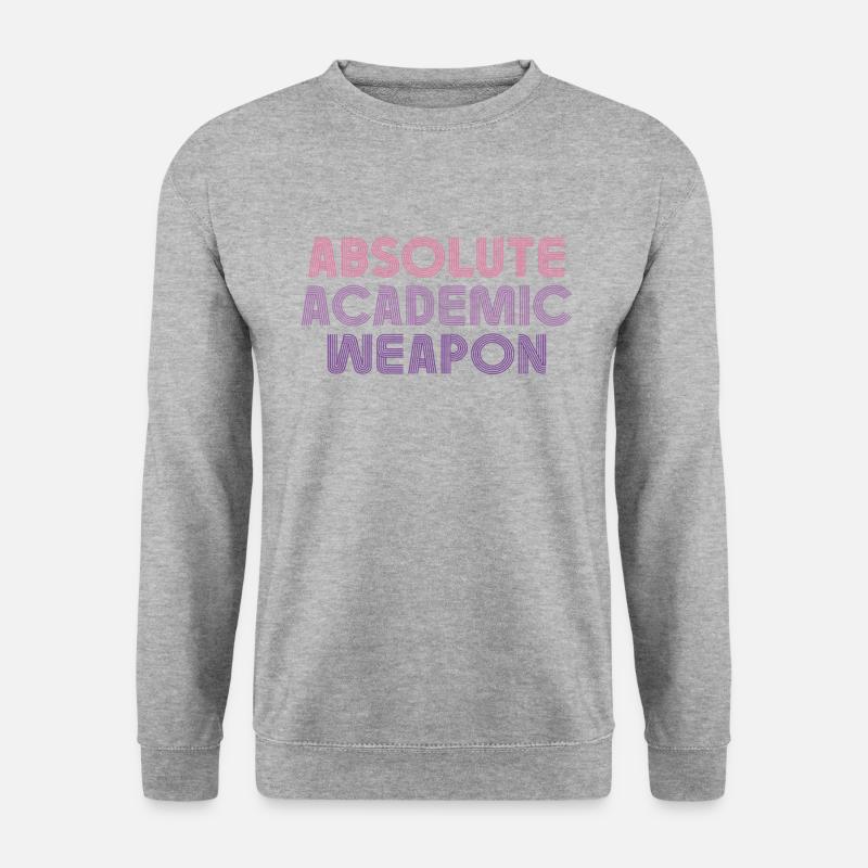 Students Absolute Academic Weapon - Unisex Sweatshirt - salt & pepper