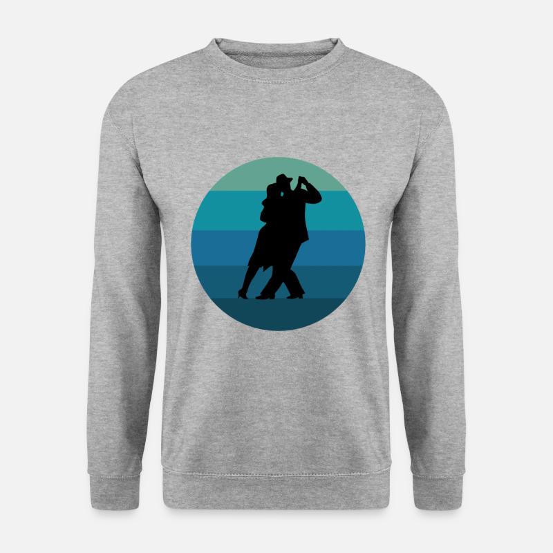Argentinischer Tango Tanzen Milonga Vals - Unisex Pullover - Weißgrau meliert