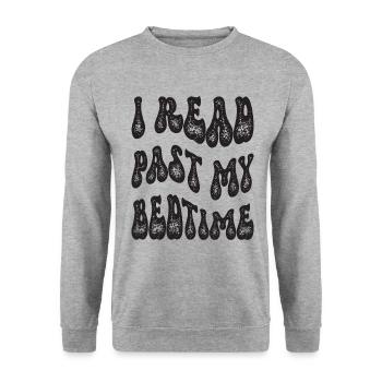 Library Book Lover Reading Bookworm - Unisex Sweatshirt - salt & pepper - Front - Alina (178cm) & Michal (187cm)